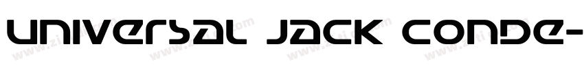 Universal Jack Conde字体转换